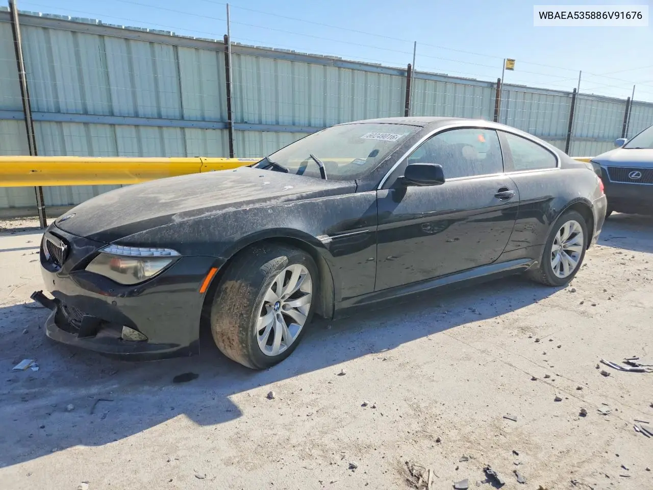 2008 BMW 650I VIN: WBAEA535886V91676 Lot: 60249016