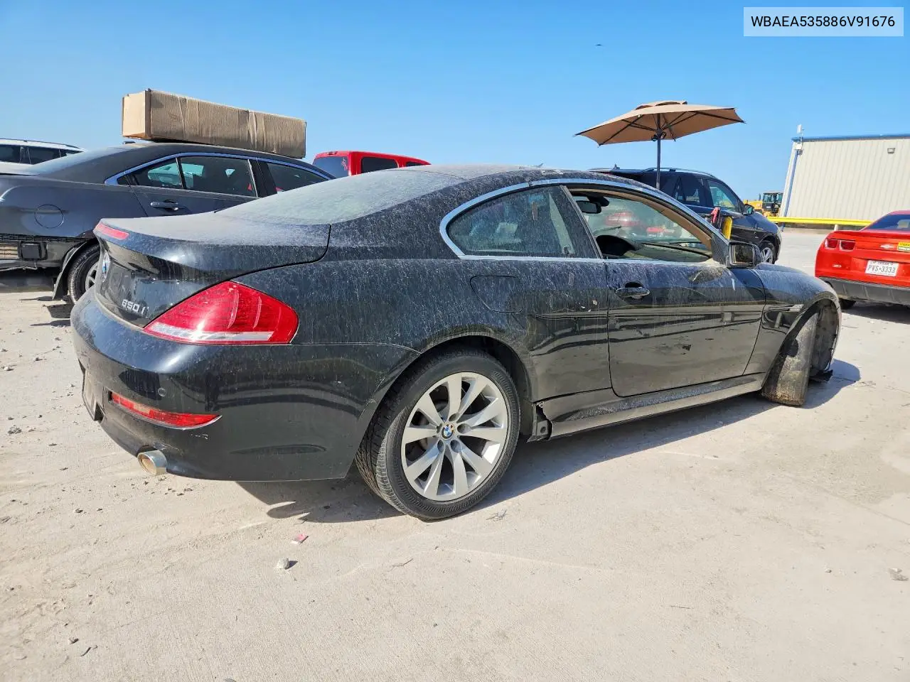 2008 BMW 650I VIN: WBAEA535886V91676 Lot: 60249016