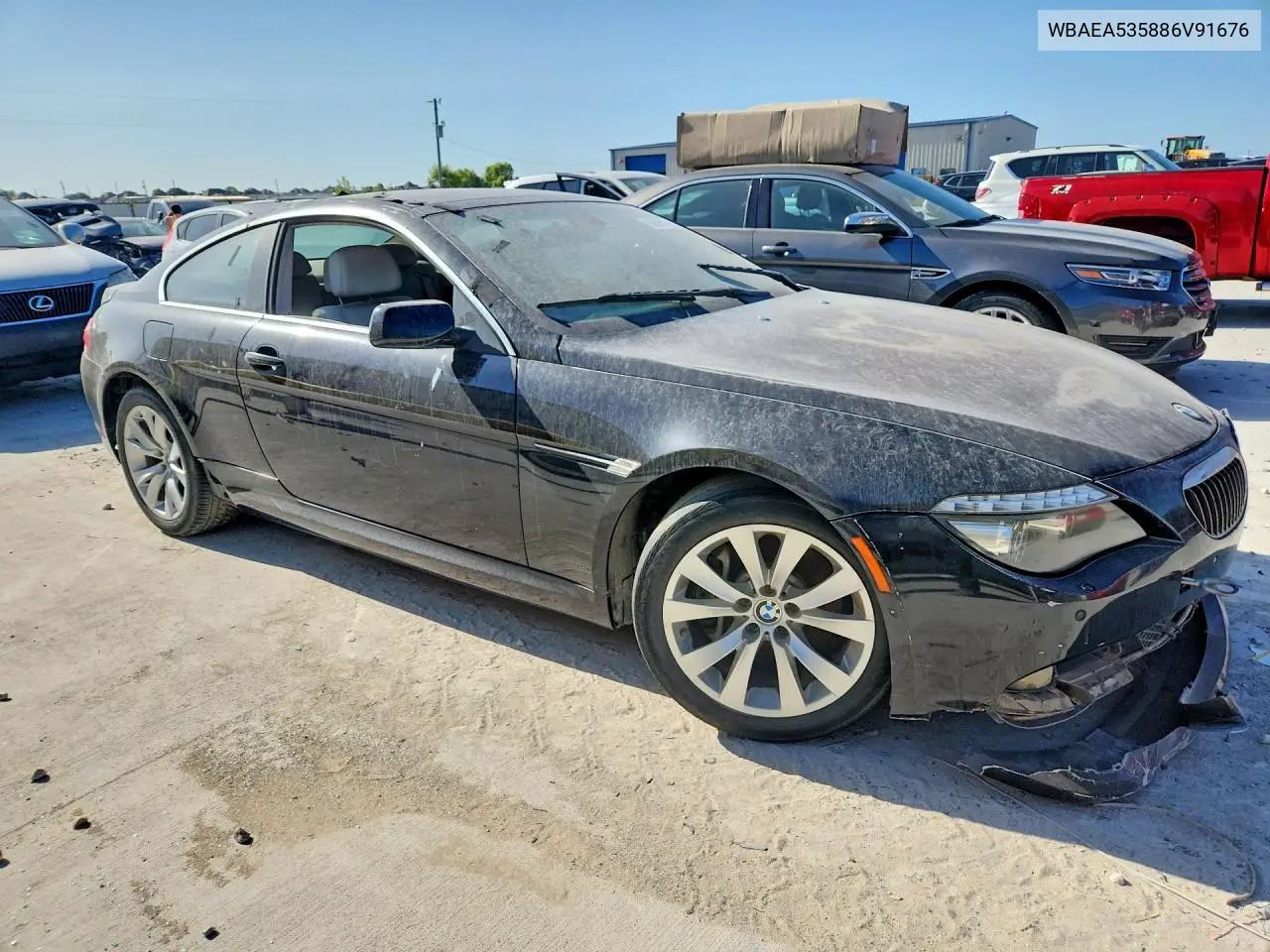 2008 BMW 650I VIN: WBAEA535886V91676 Lot: 60249016