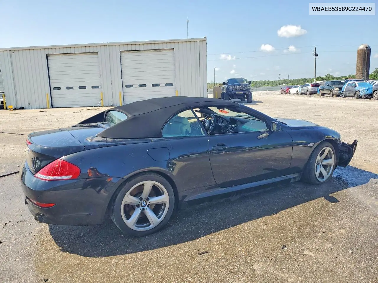 2009 BMW 650 I VIN: WBAEB53589C224470 Lot: 58882796