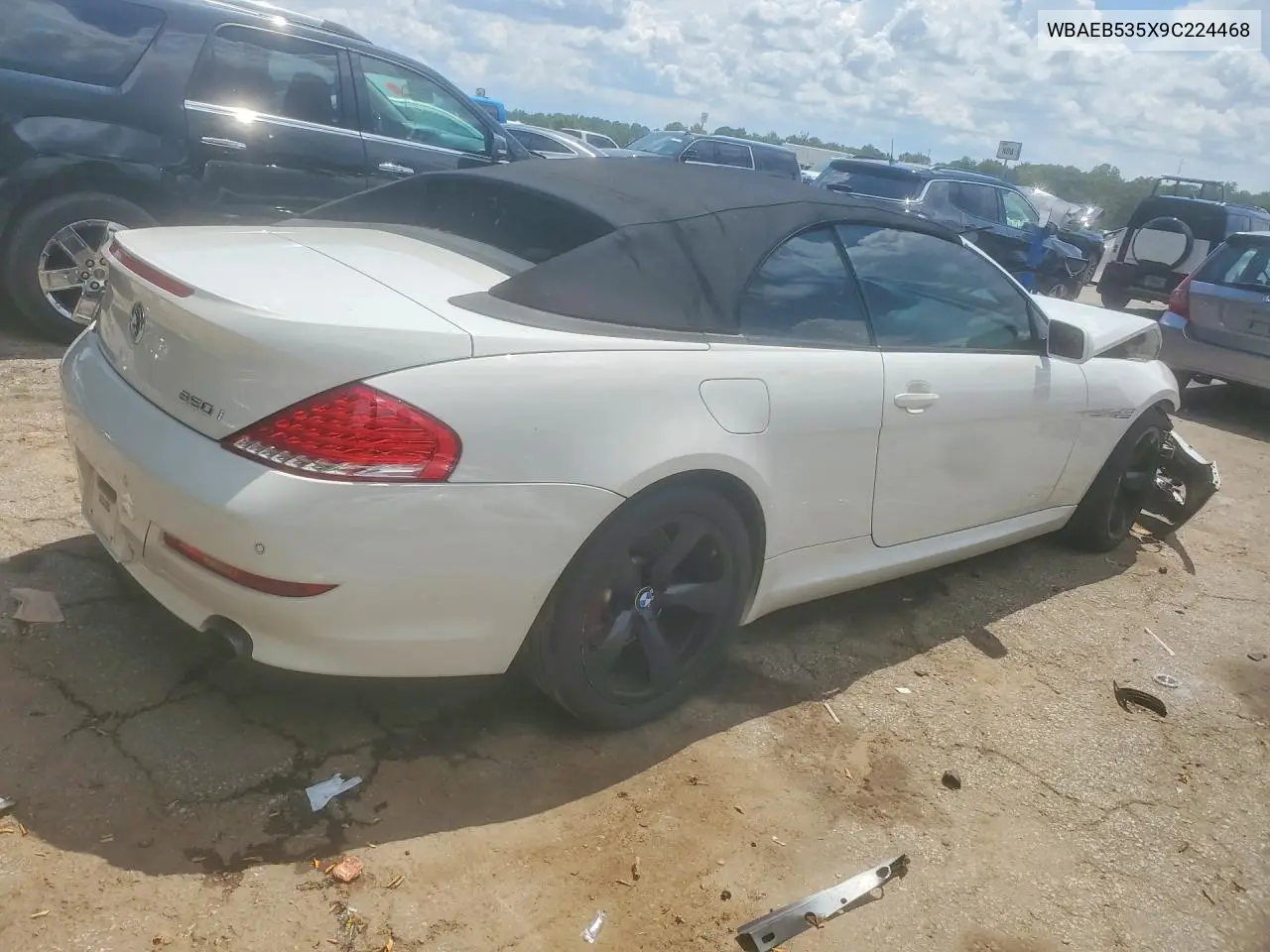 2009 BMW 650 I VIN: WBAEB535X9C224468 Lot: 60679576
