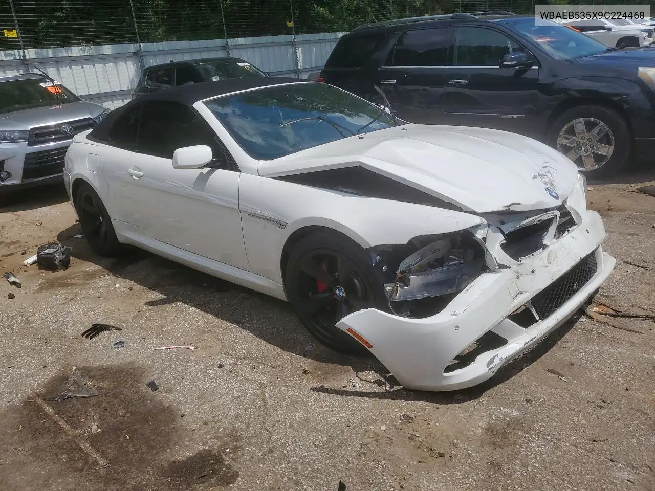 2009 BMW 650 I VIN: WBAEB535X9C224468 Lot: 60679576