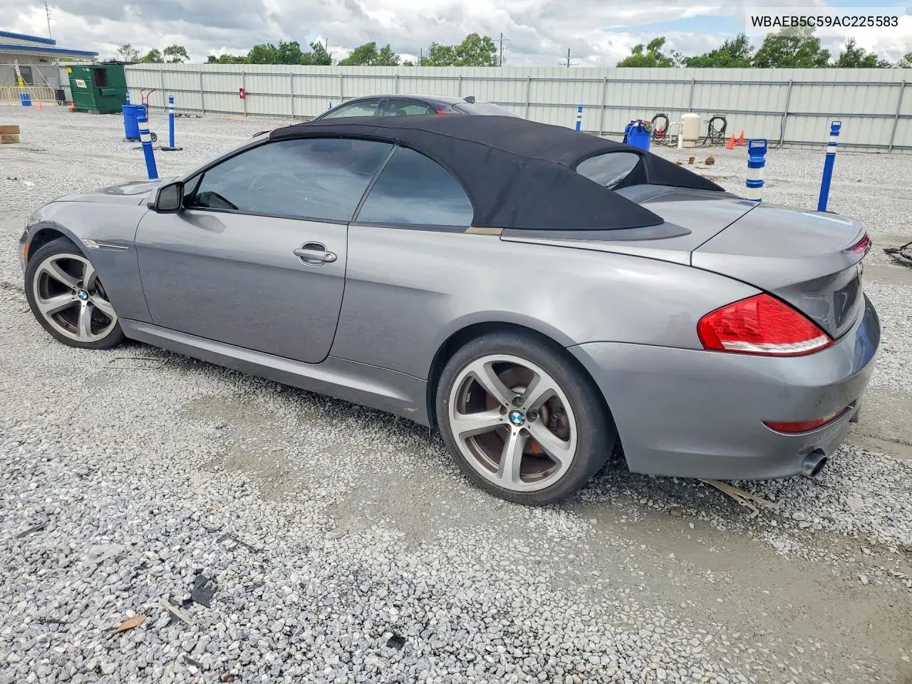 2010 BMW 650 I VIN: WBAEB5C59AC225583 Lot: 55246466