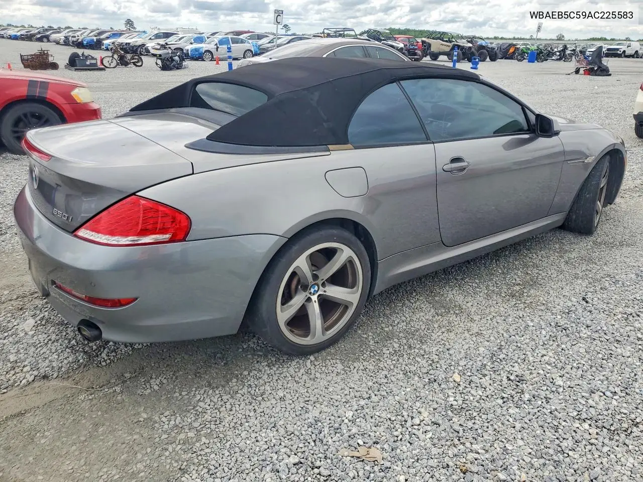 2010 BMW 650 I VIN: WBAEB5C59AC225583 Lot: 55246466