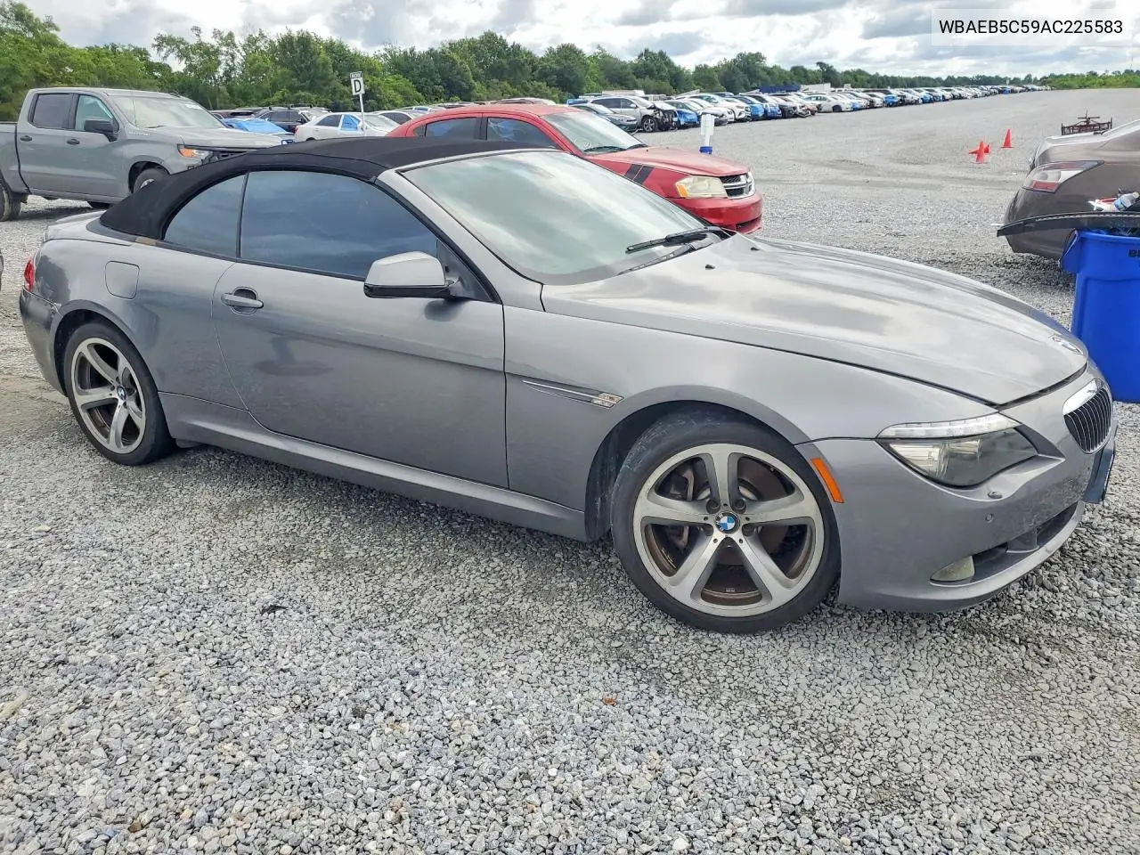 2010 BMW 650 I VIN: WBAEB5C59AC225583 Lot: 55246466
