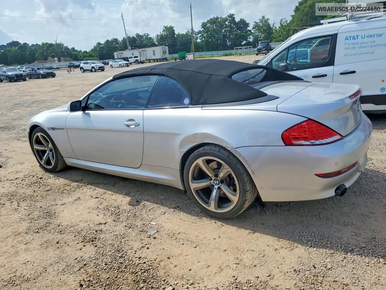2010 BMW 650 I VIN: WBAEB5C54AC224650 Lot: 58588656