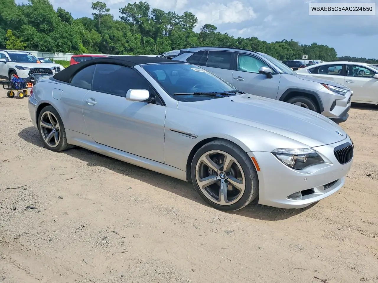2010 BMW 650 I VIN: WBAEB5C54AC224650 Lot: 58588656