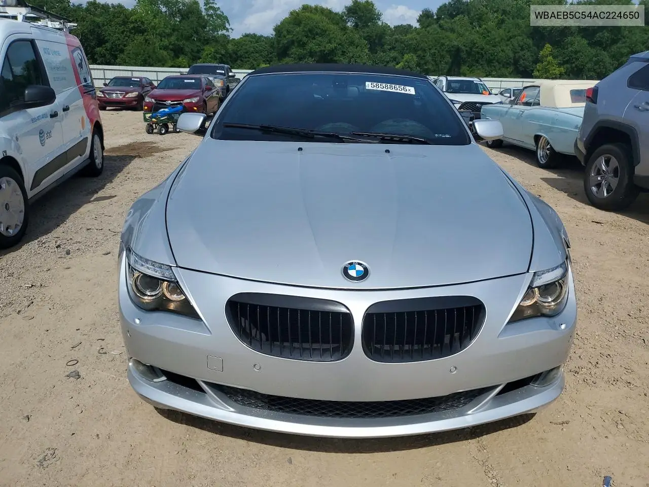 2010 BMW 650 I VIN: WBAEB5C54AC224650 Lot: 58588656