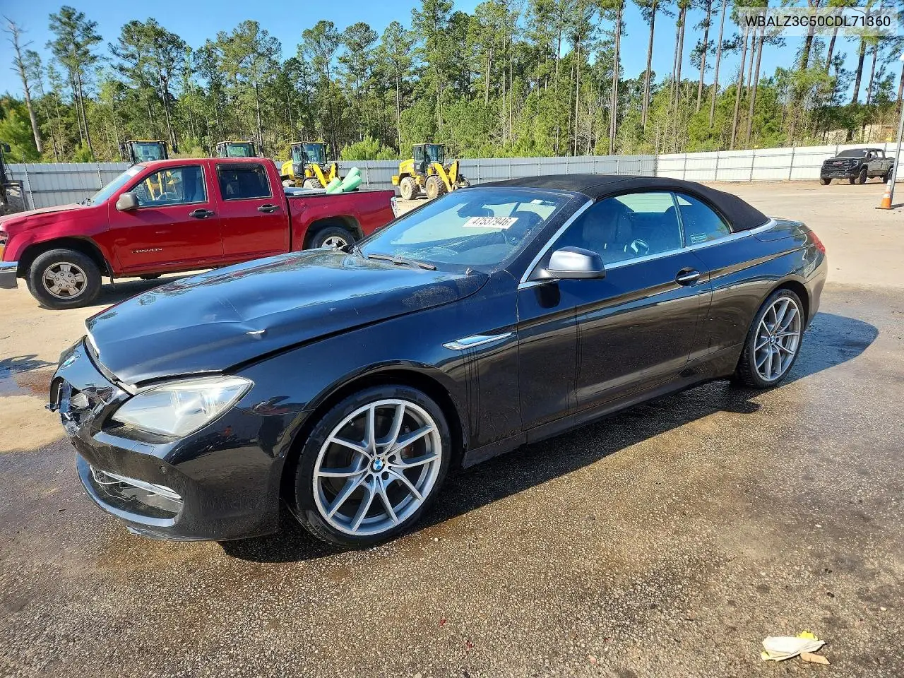 2012 BMW 650 I VIN: WBALZ3C50CDL71360 Lot: 47537946