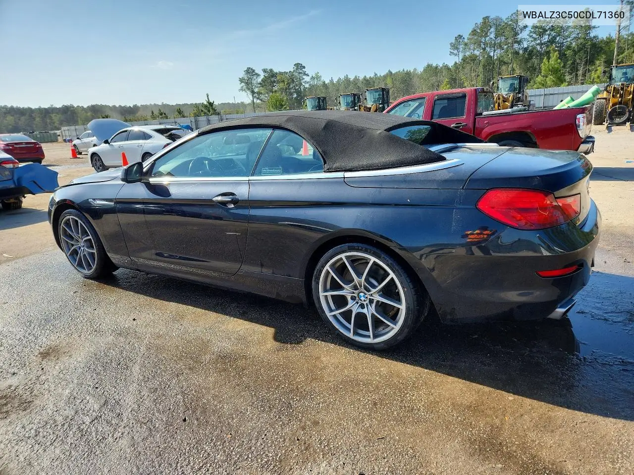 2012 BMW 650 I VIN: WBALZ3C50CDL71360 Lot: 47537946