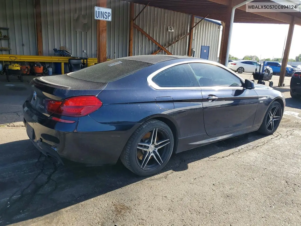 2012 BMW 650 Xi VIN: WBALX5C57CC894124 Lot: 55697096