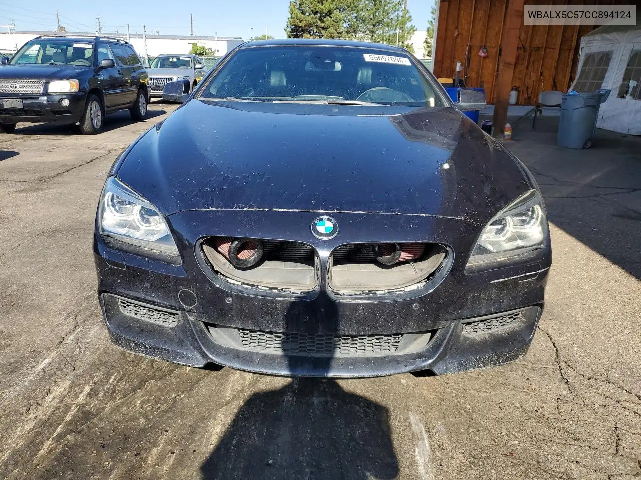 2012 BMW 650 Xi VIN: WBALX5C57CC894124 Lot: 55697096