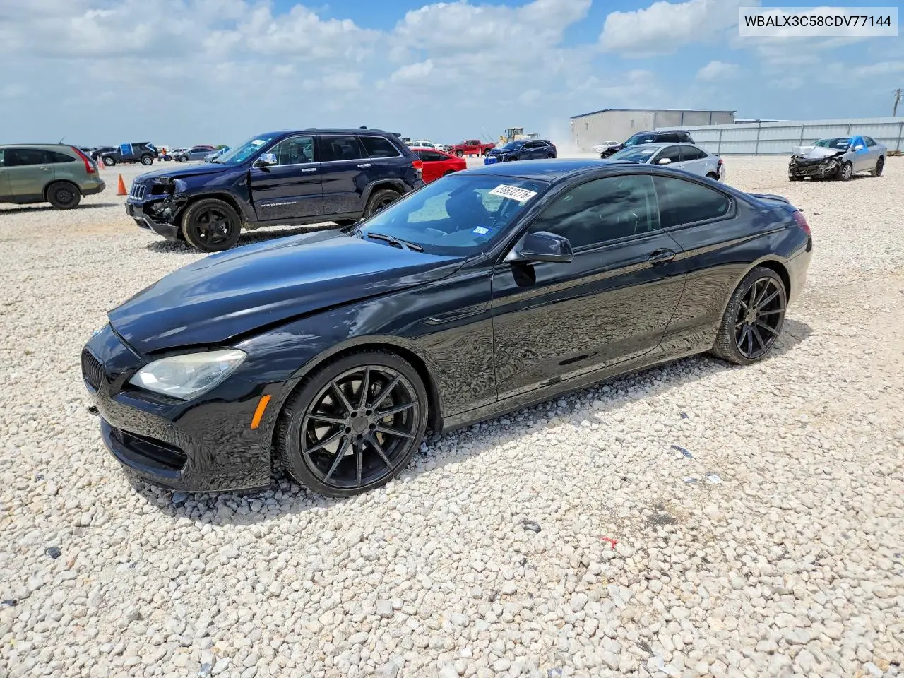 2012 BMW 650 I VIN: WBALX3C58CDV77144 Lot: 58532776