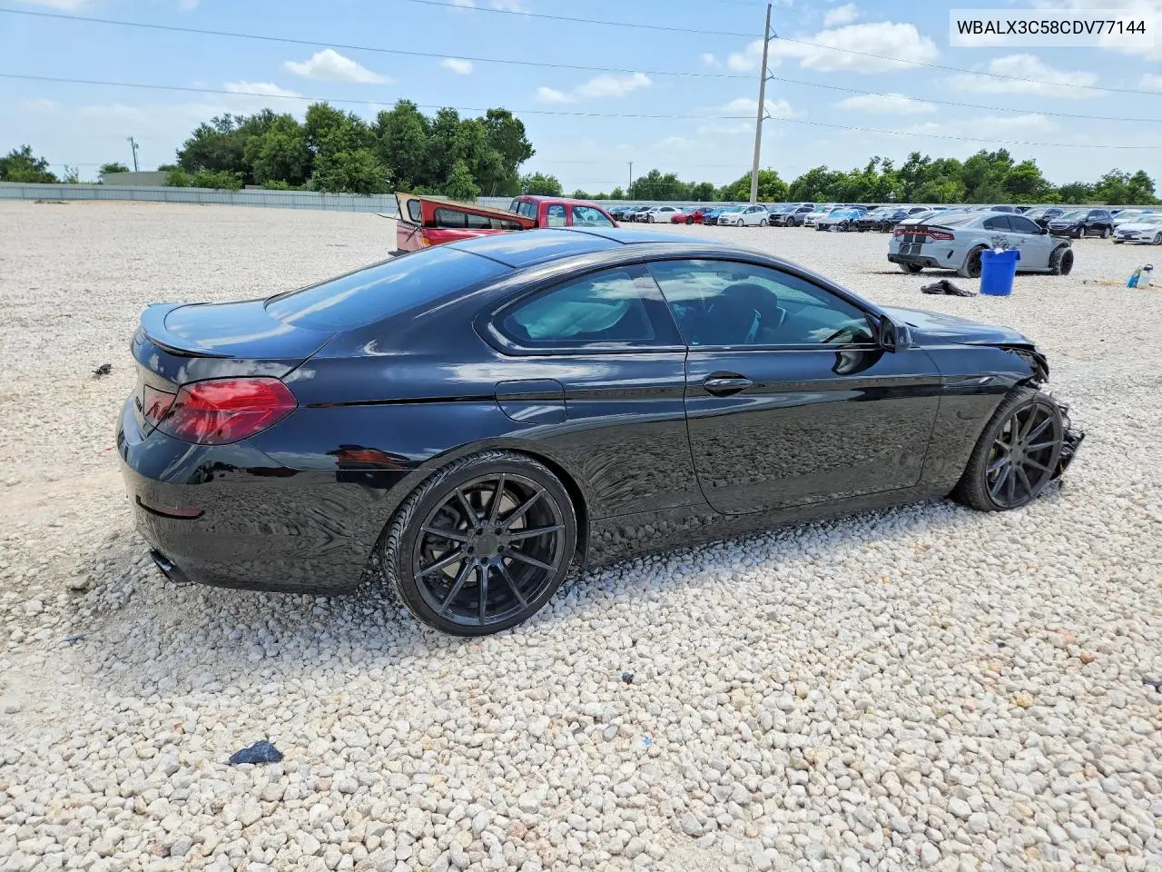 2012 BMW 650 I VIN: WBALX3C58CDV77144 Lot: 58532776