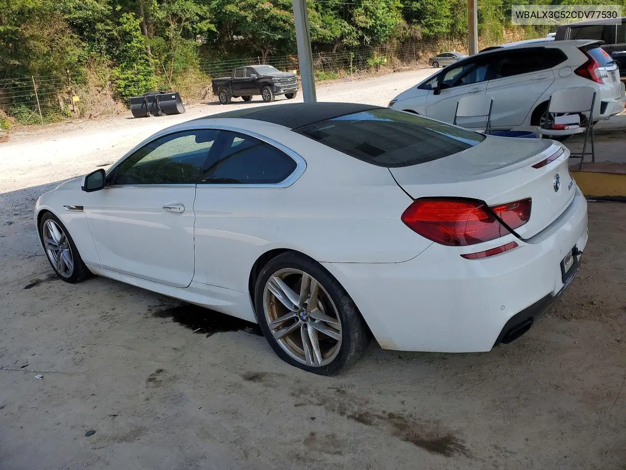 2012 BMW 650 I VIN: WBALX3C52CDV77530 Lot: 59058216