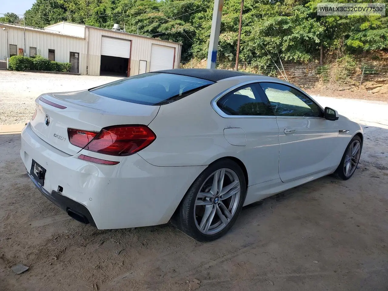 2012 BMW 650 I VIN: WBALX3C52CDV77530 Lot: 59058216