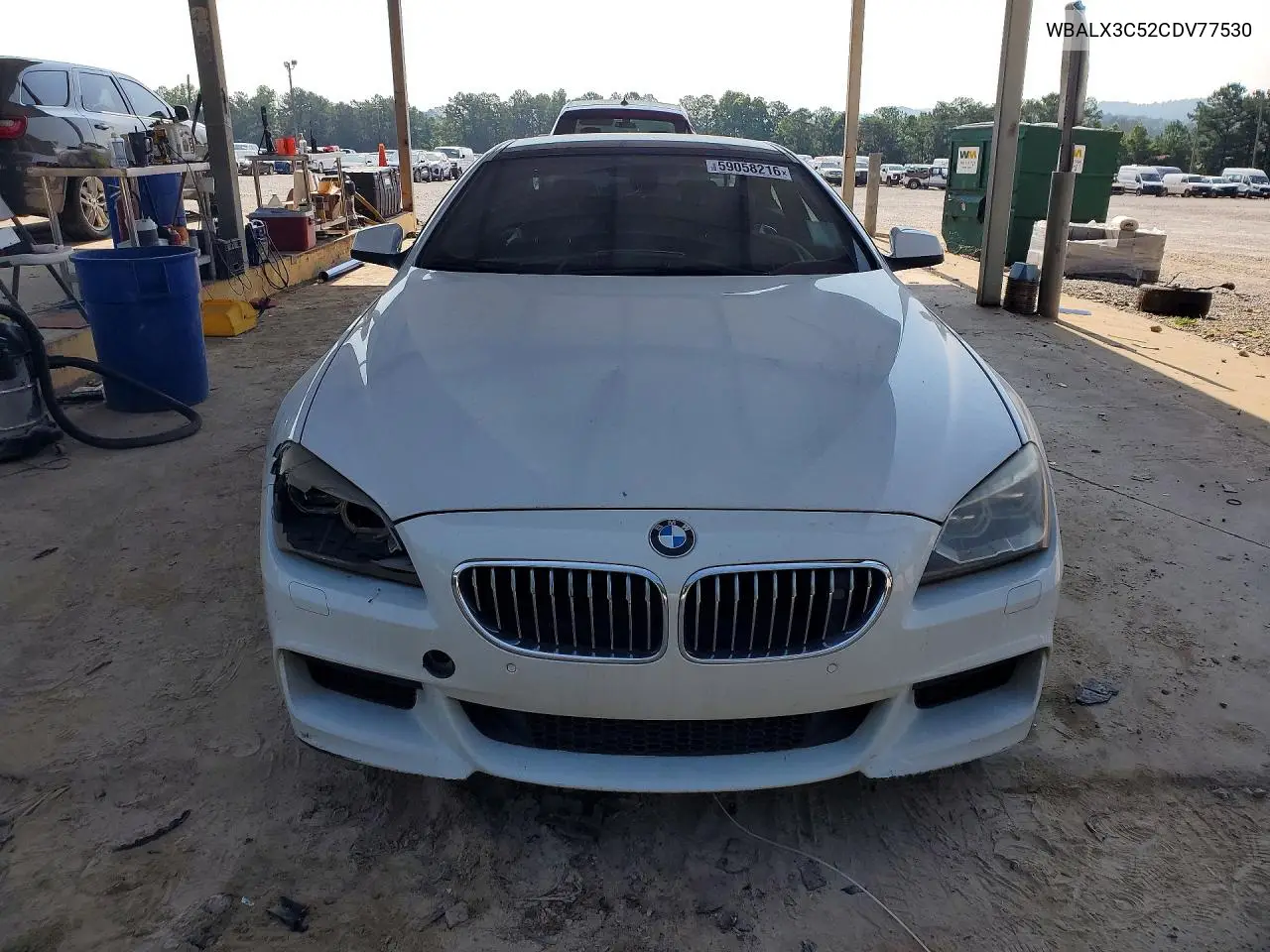 2012 BMW 650 I VIN: WBALX3C52CDV77530 Lot: 59058216
