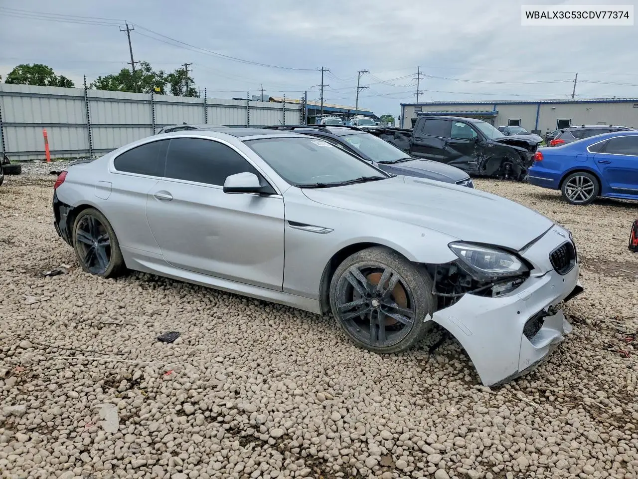 2012 BMW 650 I VIN: WBALX3C53CDV77374 Lot: 59103796