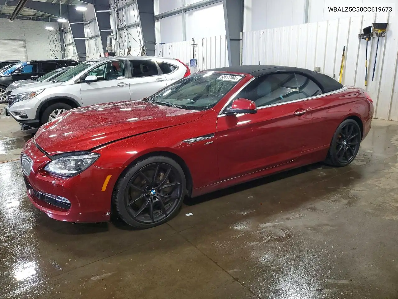 2012 BMW 650 Xi VIN: WBALZ5C50CC619673 Lot: 60177806