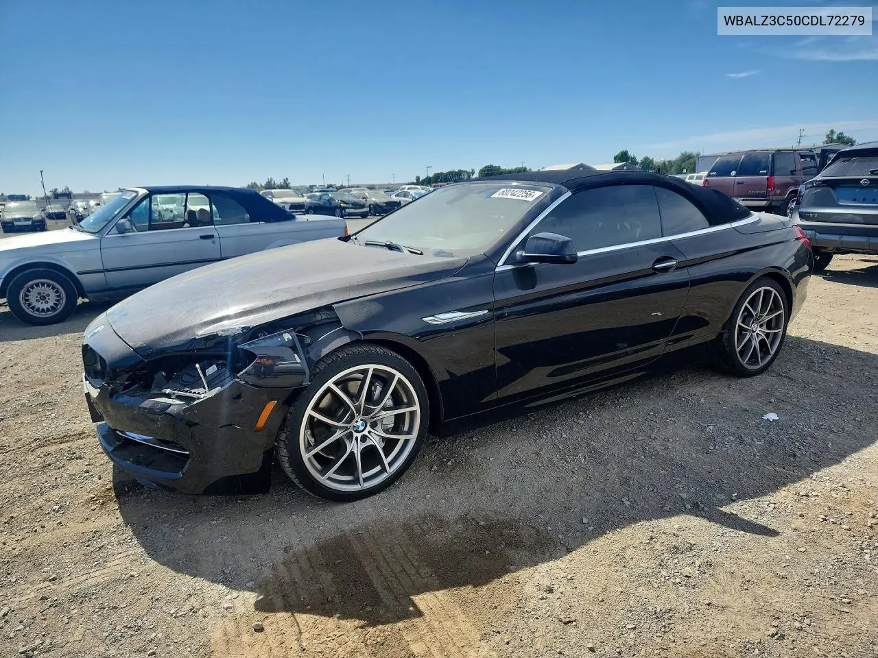 2012 BMW 650 I VIN: WBALZ3C50CDL72279 Lot: 60242256