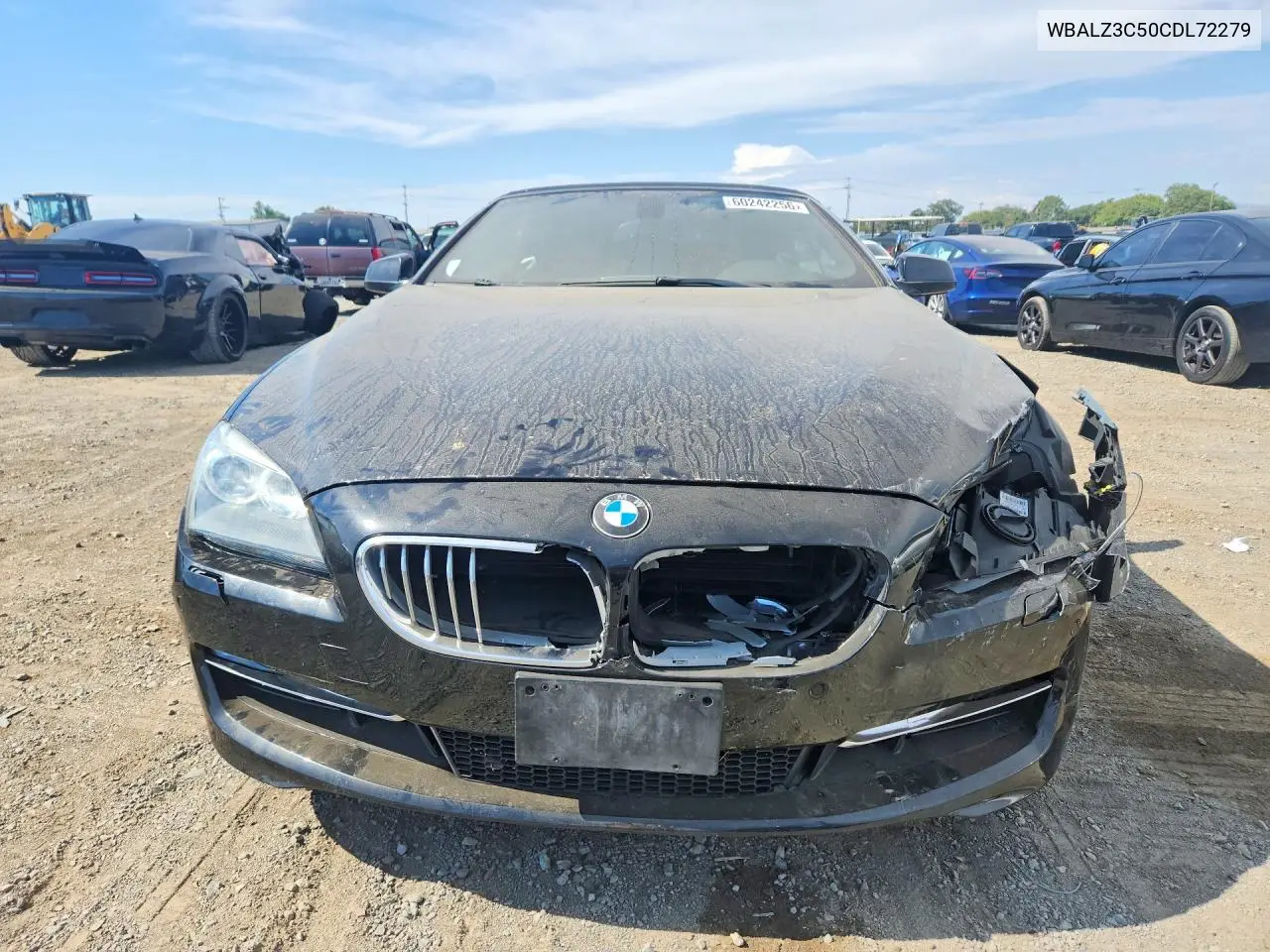 2012 BMW 650 I VIN: WBALZ3C50CDL72279 Lot: 60242256