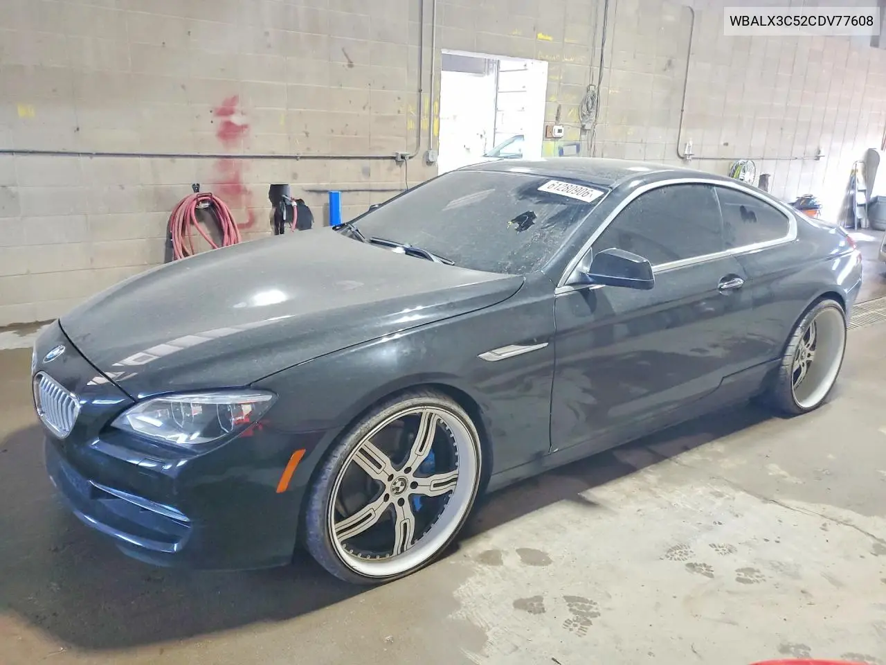 2012 BMW 6 Series VIN: WBALX3C52CDV77608 Lot: 61280906