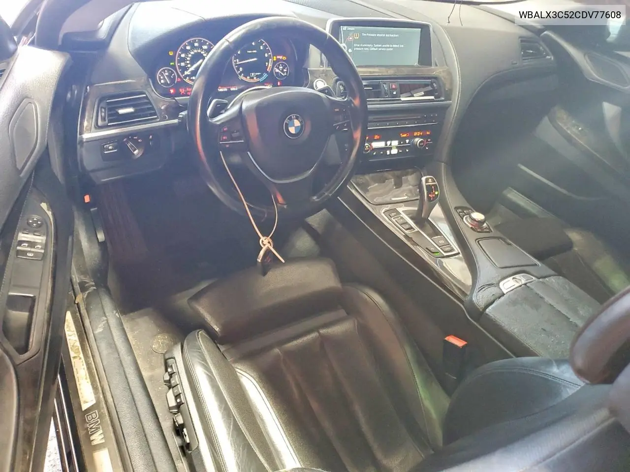2012 BMW 6 Series VIN: WBALX3C52CDV77608 Lot: 61280906