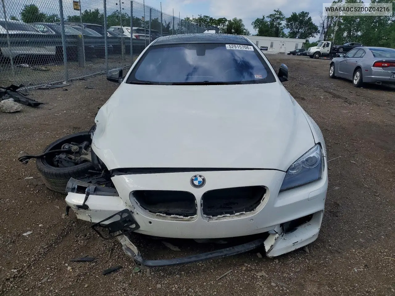2013 BMW 640 I VIN: WBA6A0C52DDZ04216 Lot: 52915706