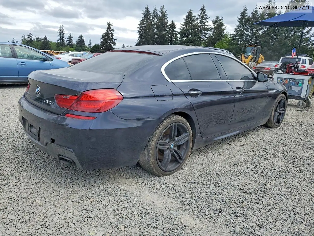 2013 BMW 650 Xi VIN: WBA6B4C52DDG67721 Lot: 53045636
