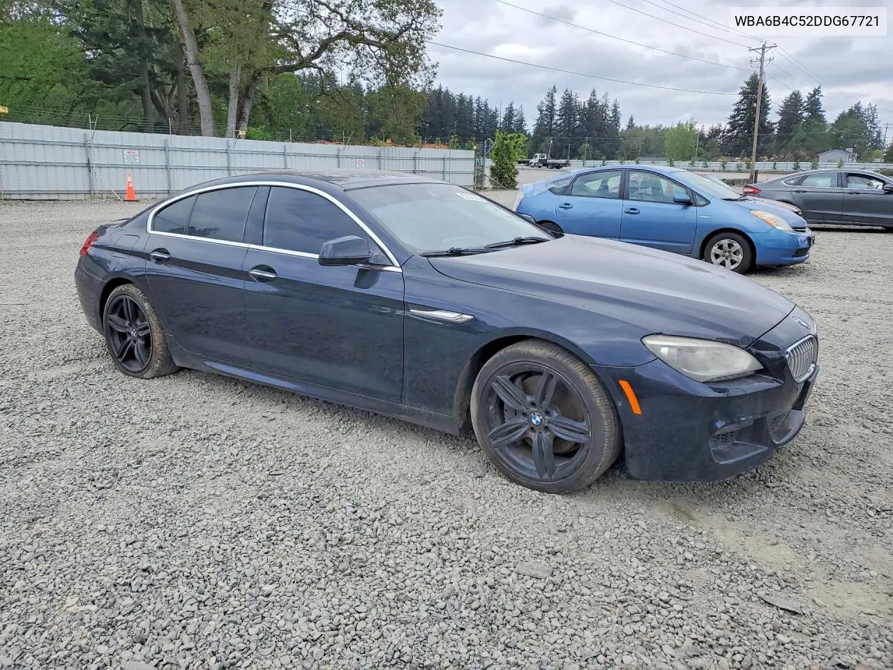 2013 BMW 650 Xi VIN: WBA6B4C52DDG67721 Lot: 53045636