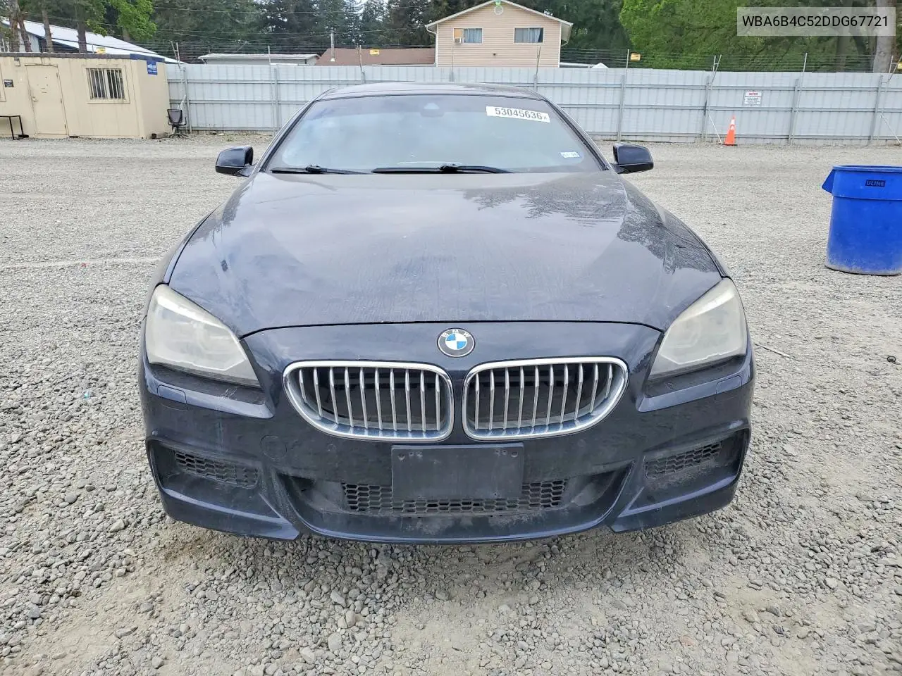 2013 BMW 650 Xi VIN: WBA6B4C52DDG67721 Lot: 53045636