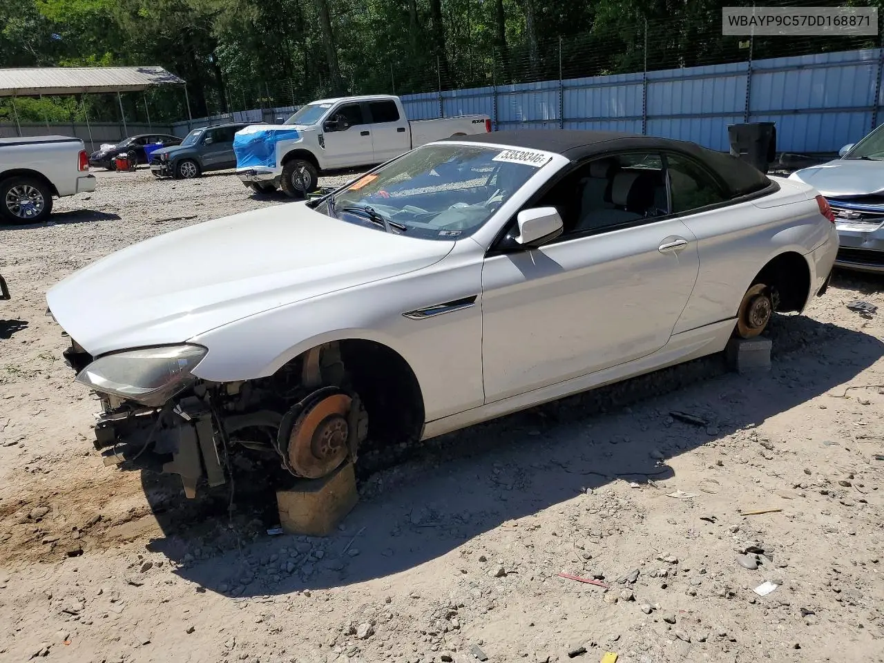 2013 BMW 650 I VIN: WBAYP9C57DD168871 Lot: 53538346