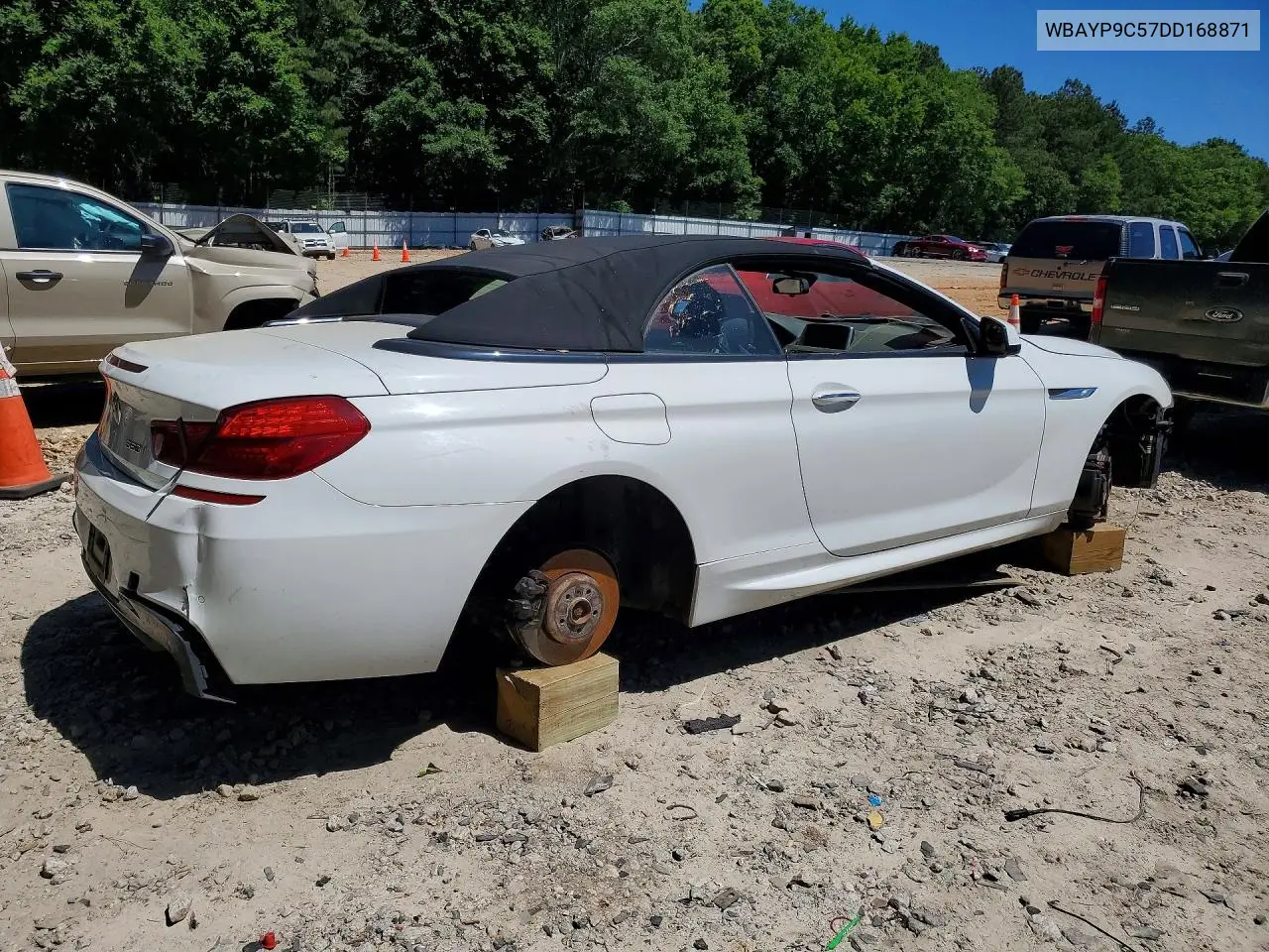 2013 BMW 650 I VIN: WBAYP9C57DD168871 Lot: 53538346