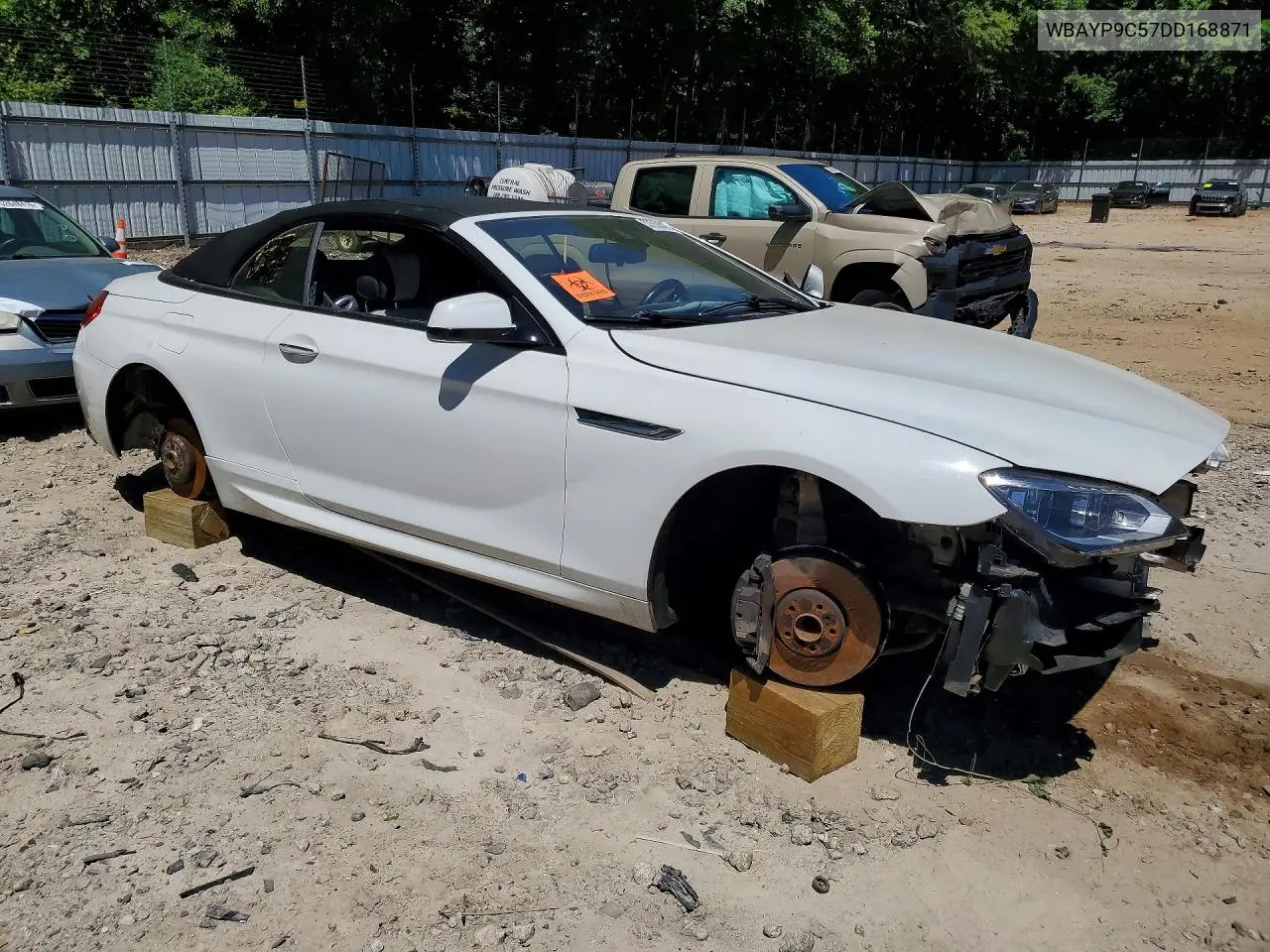 2013 BMW 650 I VIN: WBAYP9C57DD168871 Lot: 53538346