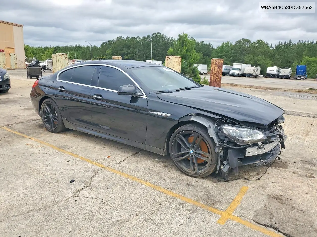 2013 BMW 650 Xi VIN: WBA6B4C53DDG67663 Lot: 54405296
