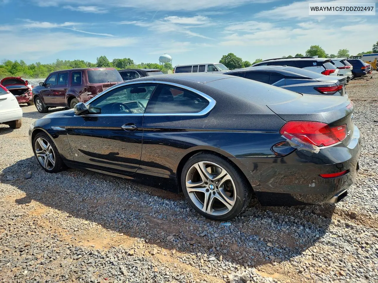 2013 BMW 650 Xi VIN: WBAYM1C57DDZ02497 Lot: 56277806