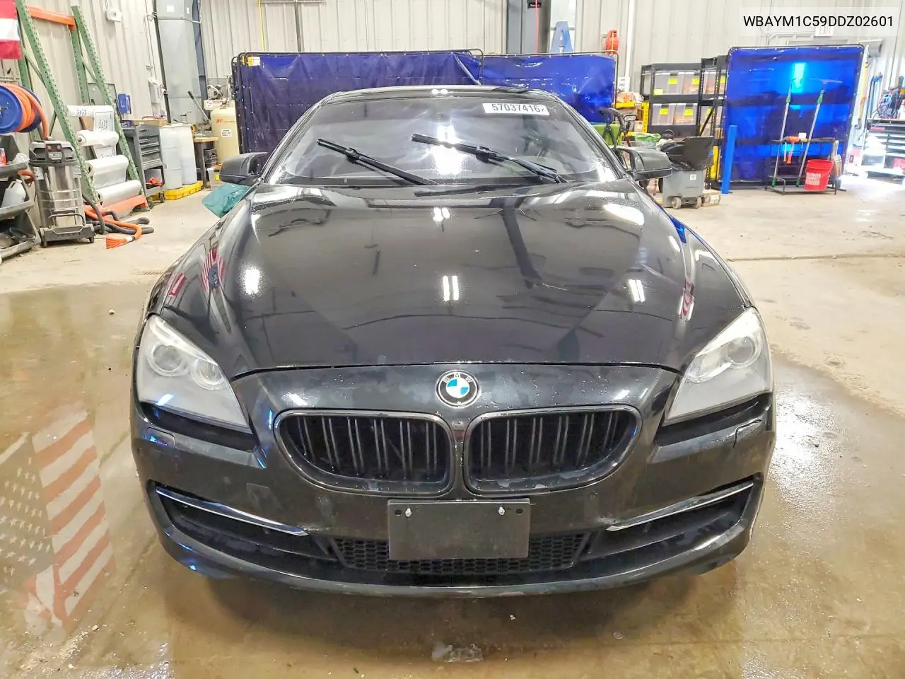 2013 BMW 650 VIN: WBAYM1C59DDZ02601 Lot: 57037416