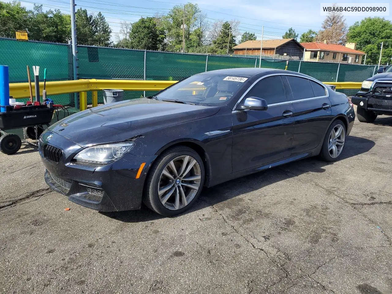 2013 BMW 650 Xi VIN: WBA6B4C59DD098900 Lot: 58145736