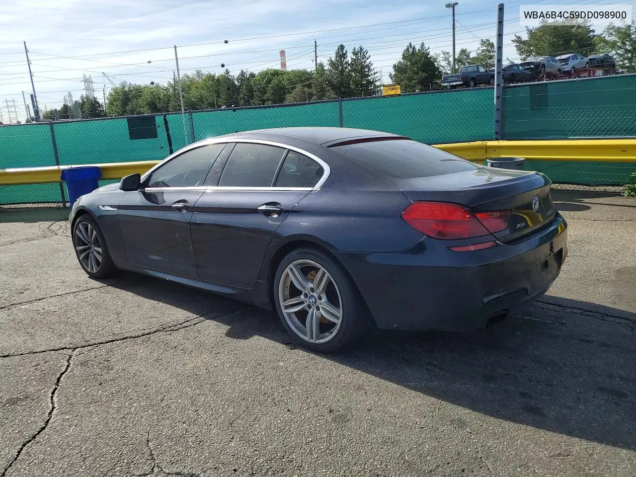 2013 BMW 650 Xi VIN: WBA6B4C59DD098900 Lot: 58145736