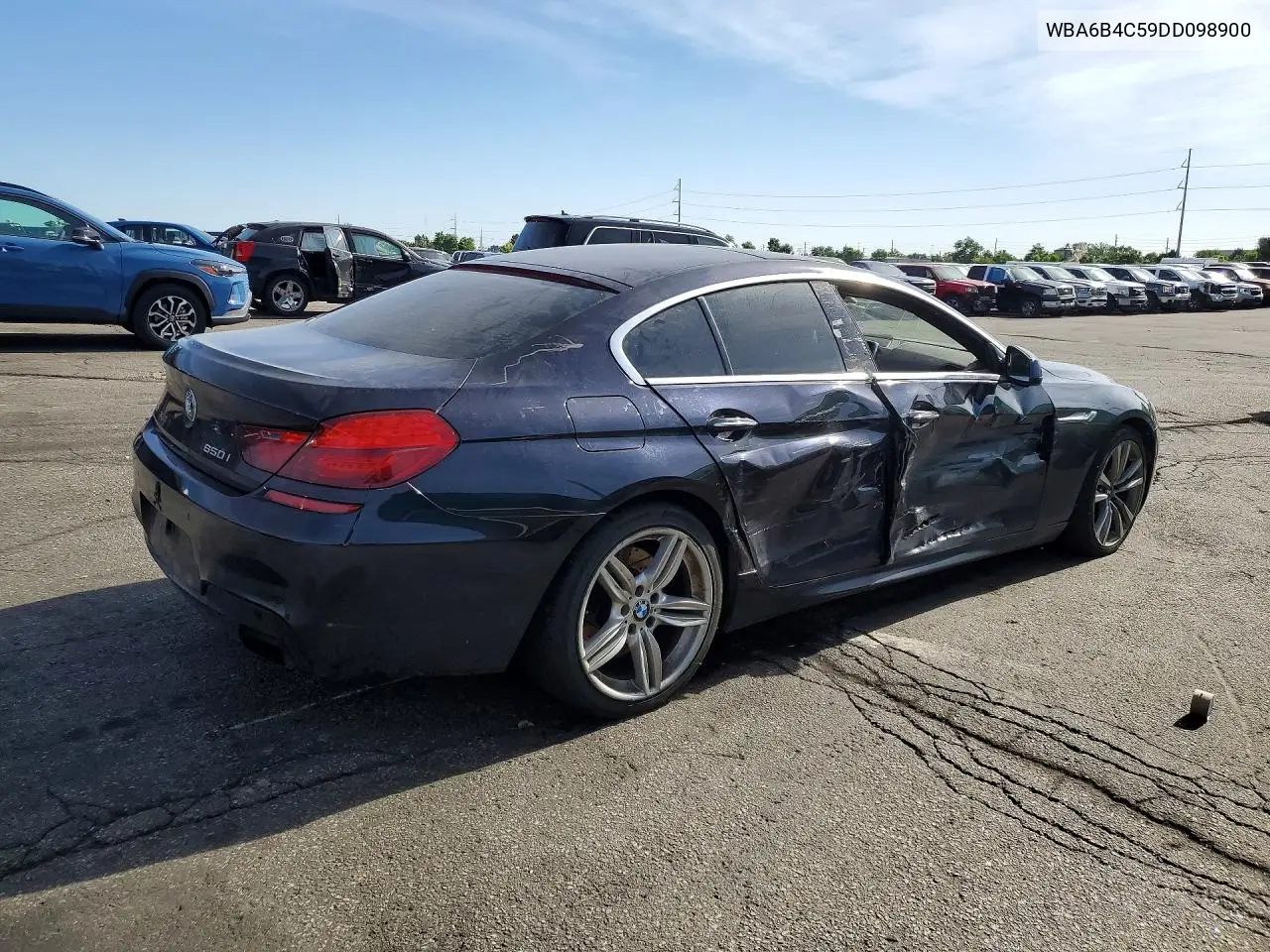 2013 BMW 650 Xi VIN: WBA6B4C59DD098900 Lot: 58145736