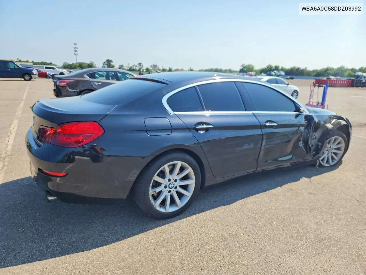 2013 BMW 640 I VIN: WBA6A0C58DDZ03992 Lot: 59336376