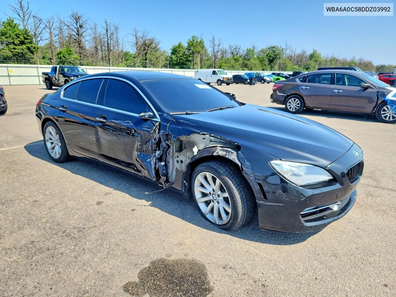2013 BMW 640 I VIN: WBA6A0C58DDZ03992 Lot: 59336376