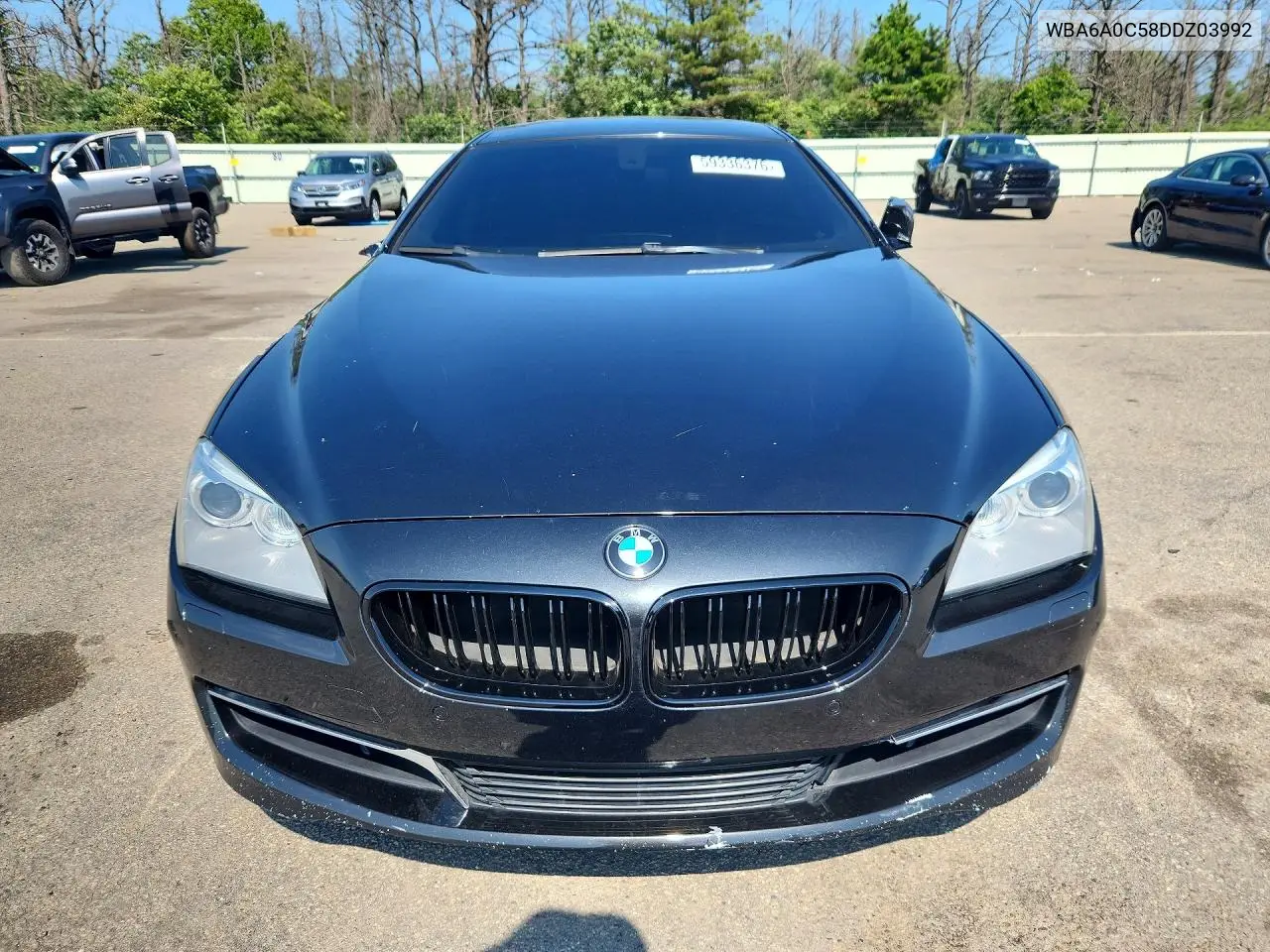 2013 BMW 640 I VIN: WBA6A0C58DDZ03992 Lot: 59336376