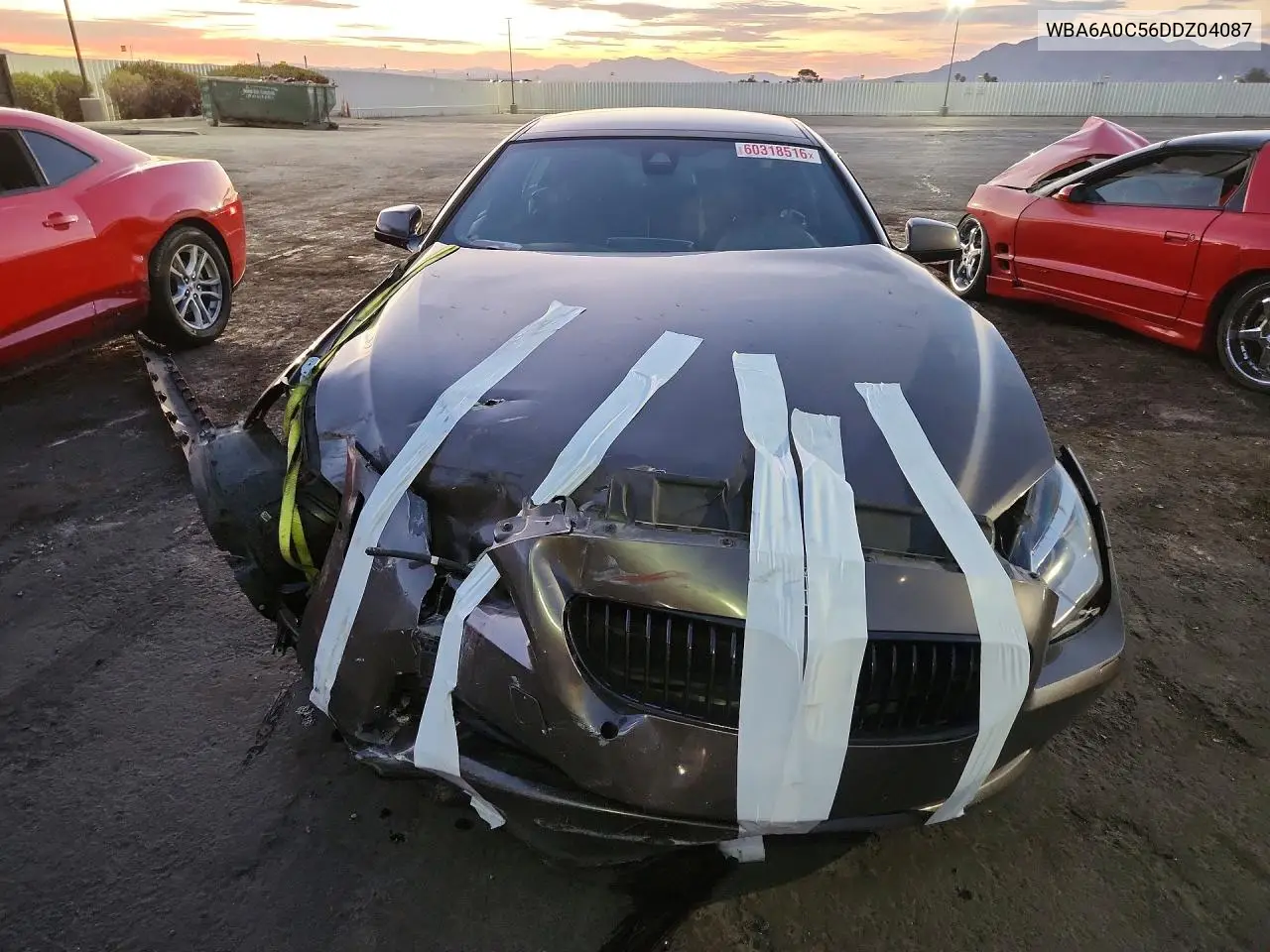 2013 BMW 640 I VIN: WBA6A0C56DDZ04087 Lot: 60318516