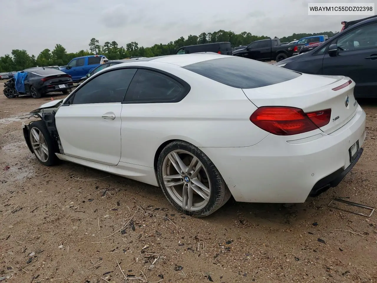2013 BMW 650 Xi VIN: WBAYM1C55DDZ02398 Lot: 60457346