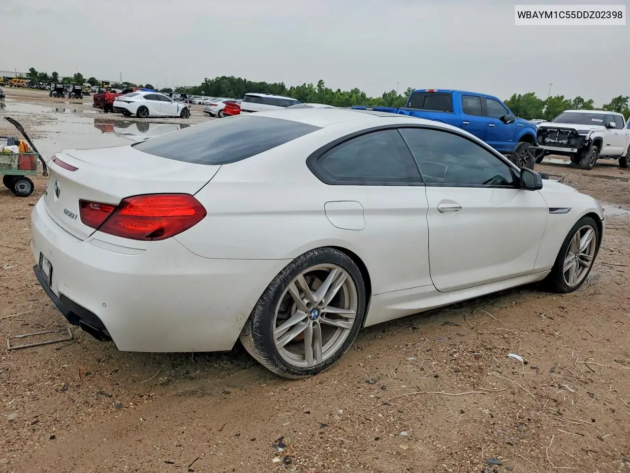 2013 BMW 650 Xi VIN: WBAYM1C55DDZ02398 Lot: 60457346