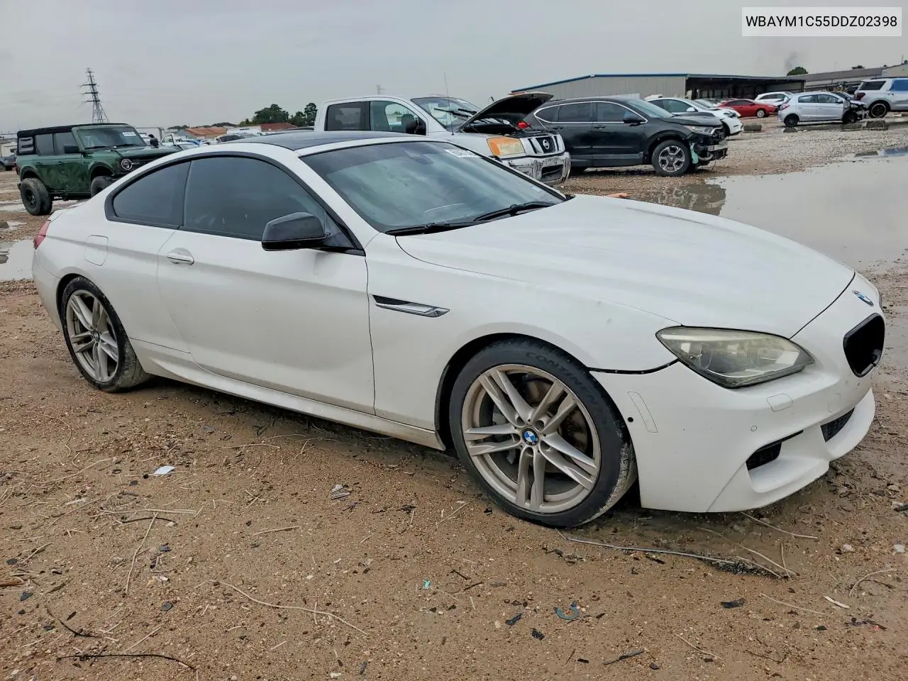 2013 BMW 650 Xi VIN: WBAYM1C55DDZ02398 Lot: 60457346