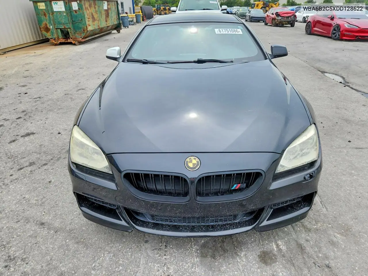 2013 BMW 650 I VIN: WBA6B2C5XDD128622 Lot: 61751086