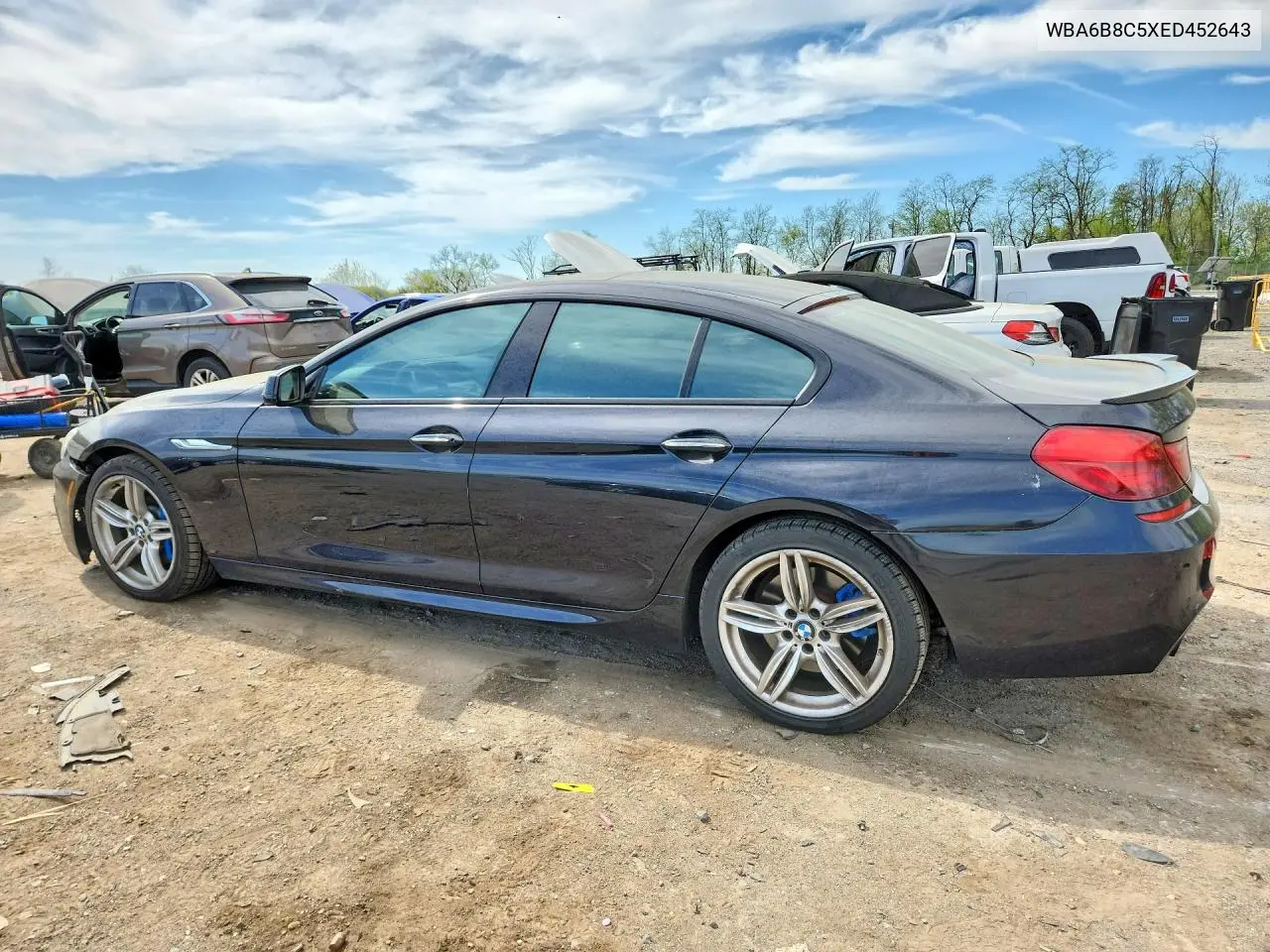 2014 BMW 640 Xi Gran Coupe VIN: WBA6B8C5XED452643 Lot: 49736056