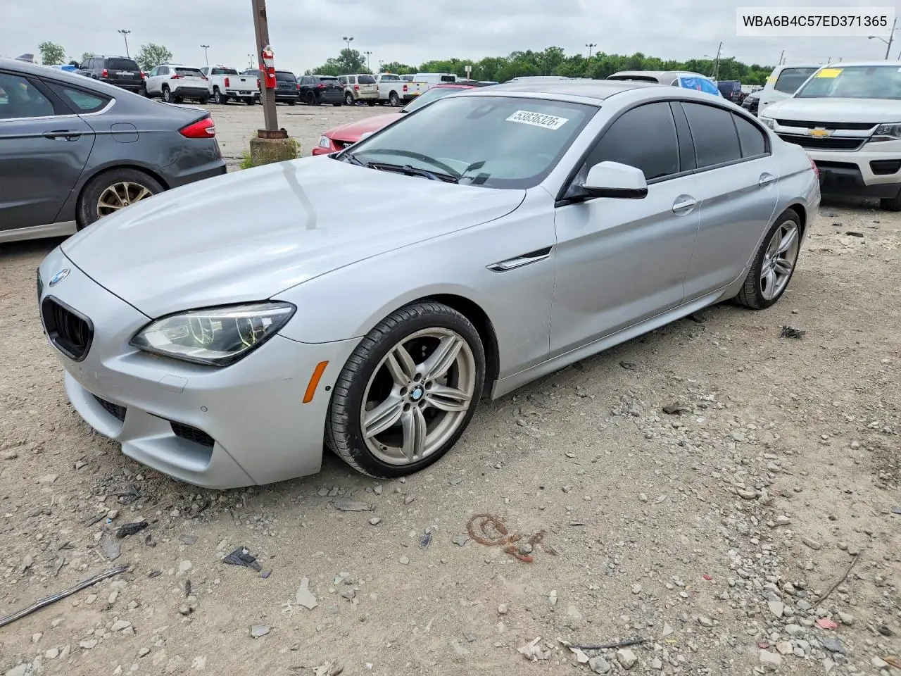 2014 BMW 650 Xi Gran Coupe VIN: WBA6B4C57ED371365 Lot: 53836326